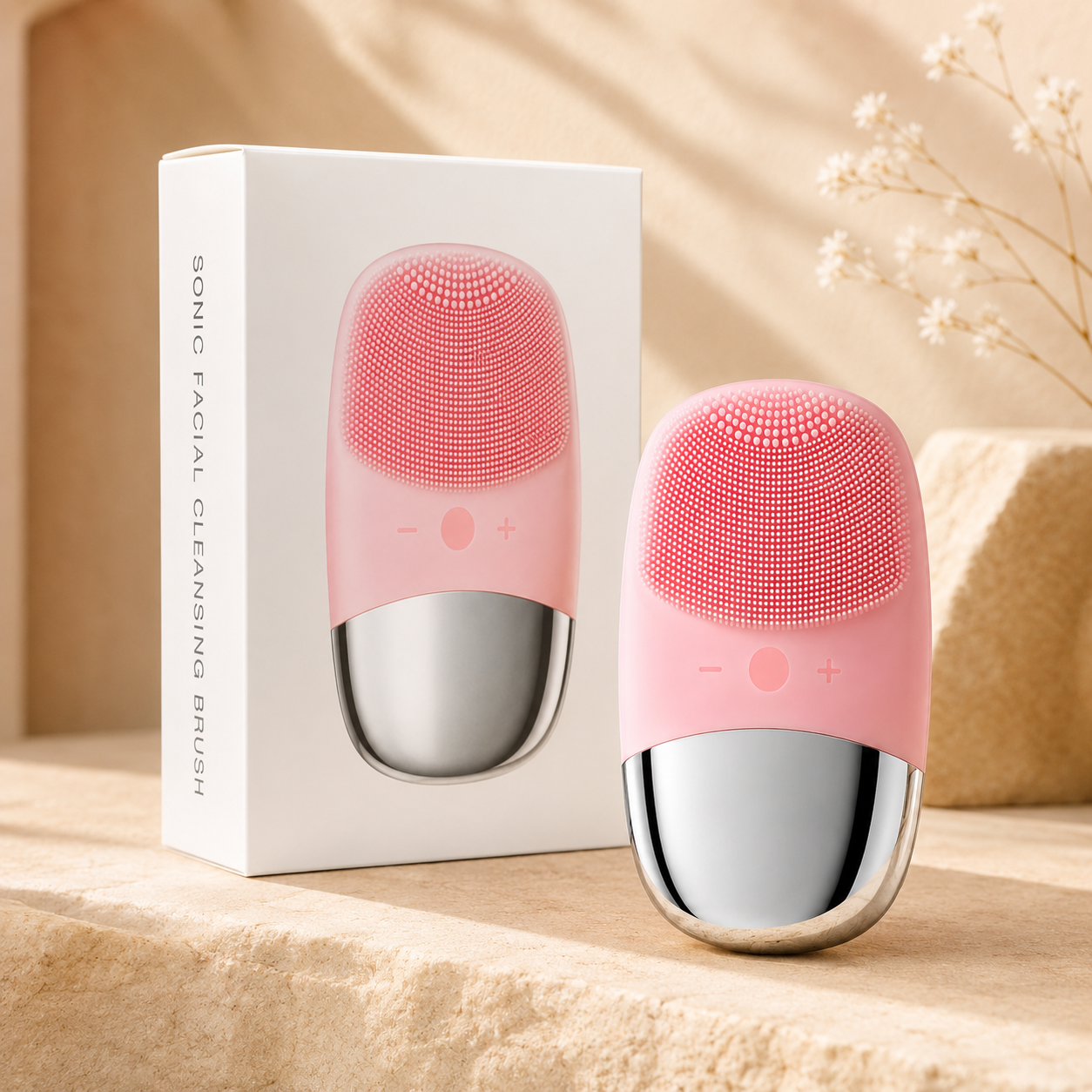 Mini Electric Silicone Face Brush — Deep Pore Cleansing & Massage