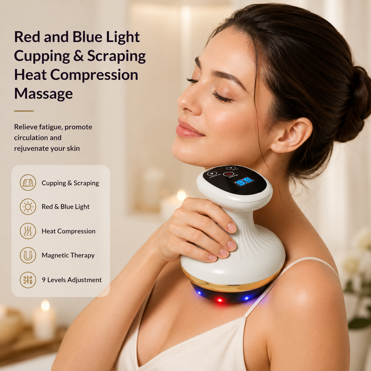 SculptGlow Pro™ — Electric Gua Sha Face & Body Sculpting Massager