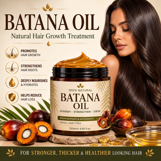Pure Batana Oil — Thicker, Stronger, Healthier Hair