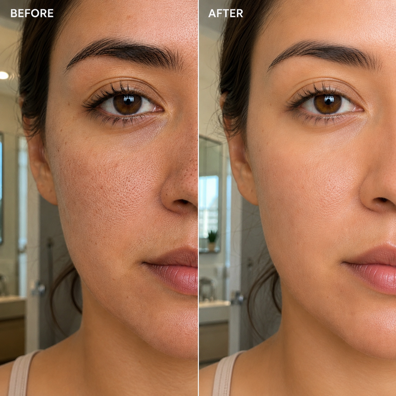 Dark spots faded away